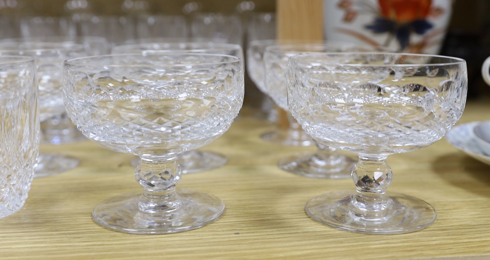 A suite of Waterford ‘Colleen’ pattern glass